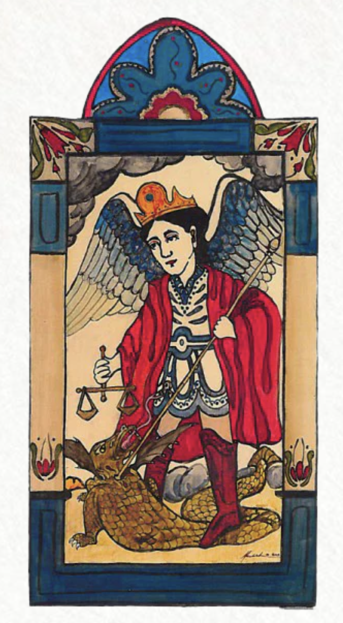 San Miguel Archangel Pocket Saint