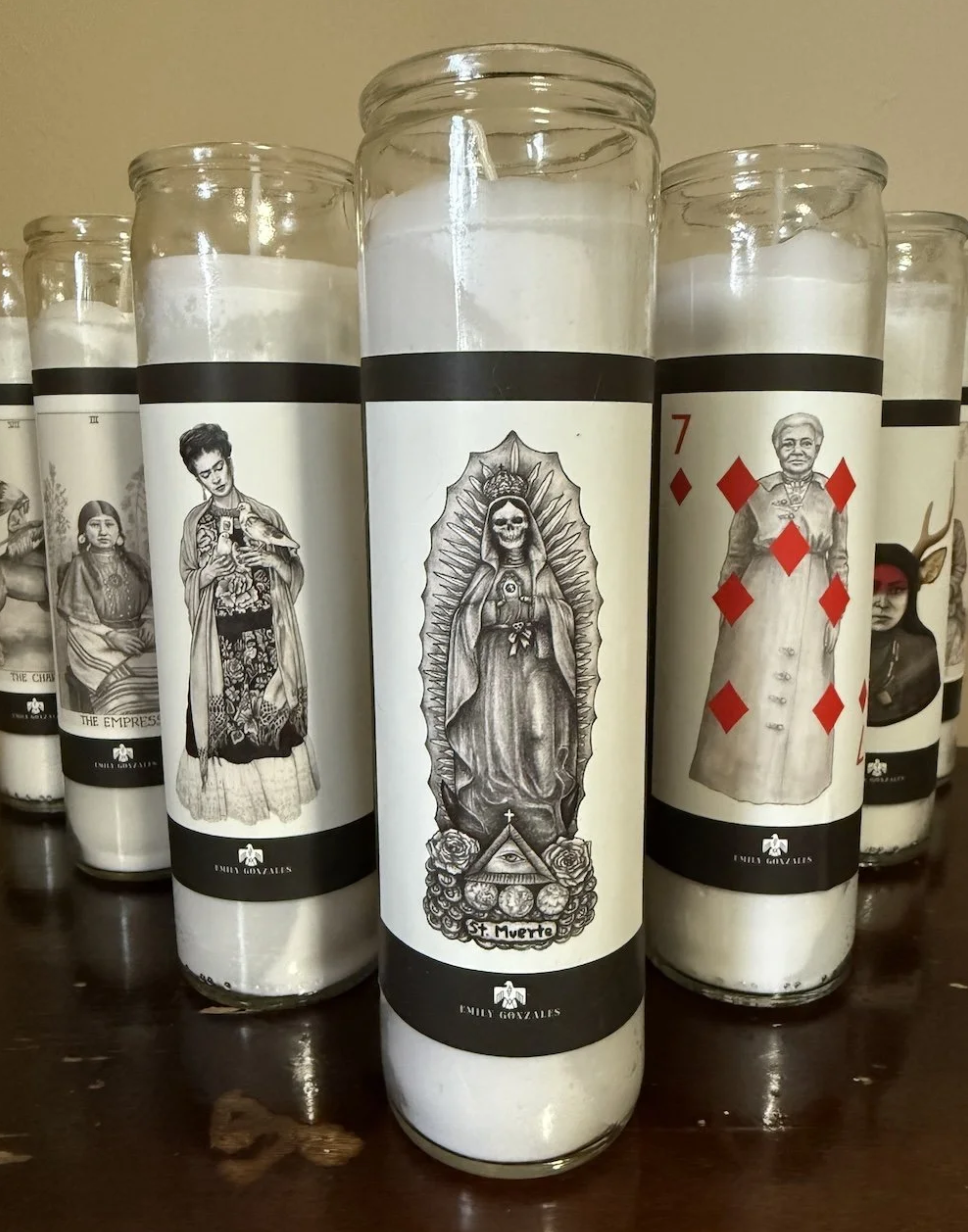 Santa Muerte by Emily Gonzales Seven Day Candle