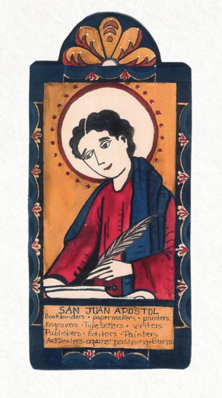 San Juan Apostol - Bookbinders, Writers & Printers Pocket Saint