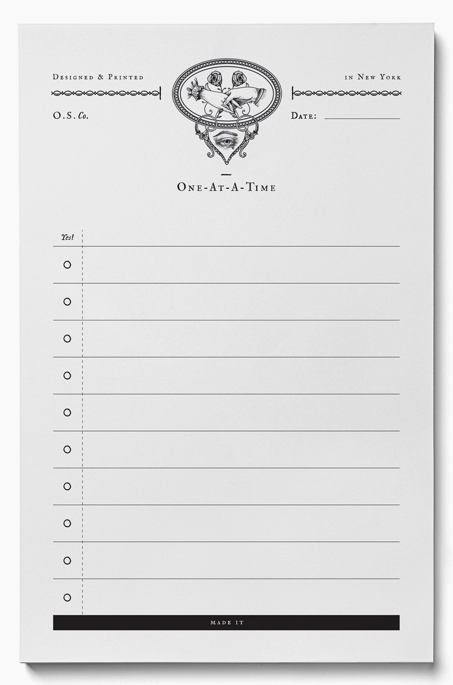 Seeing Eye Notepad