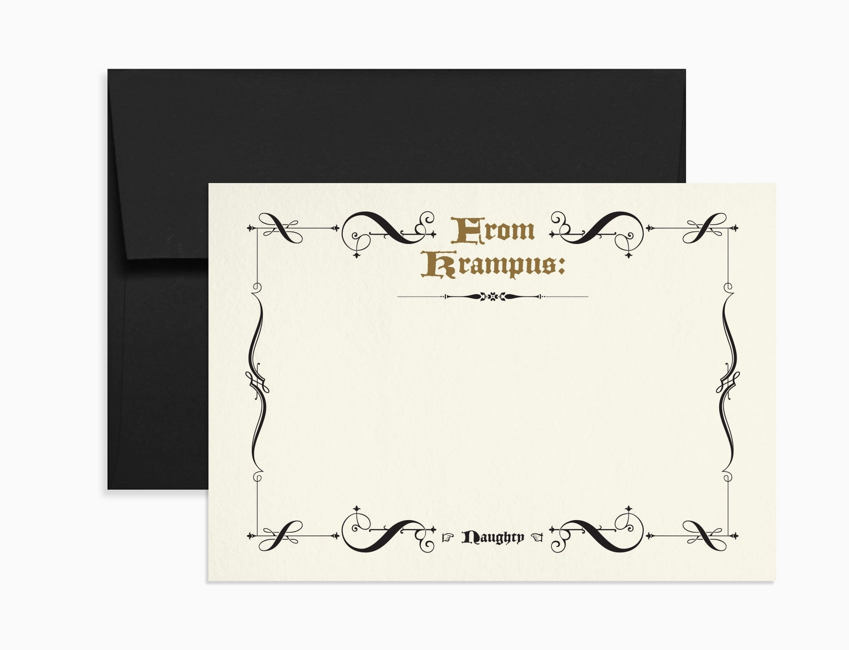 From Krampus Holiday Card Set