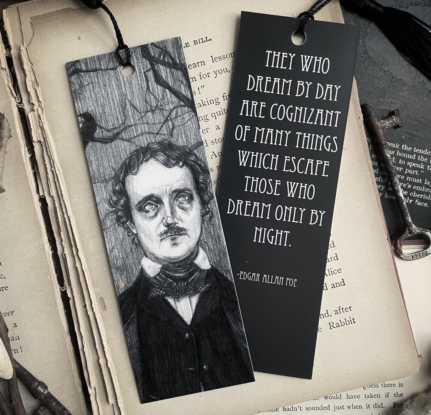 Edgar Allan Poe Bookmark