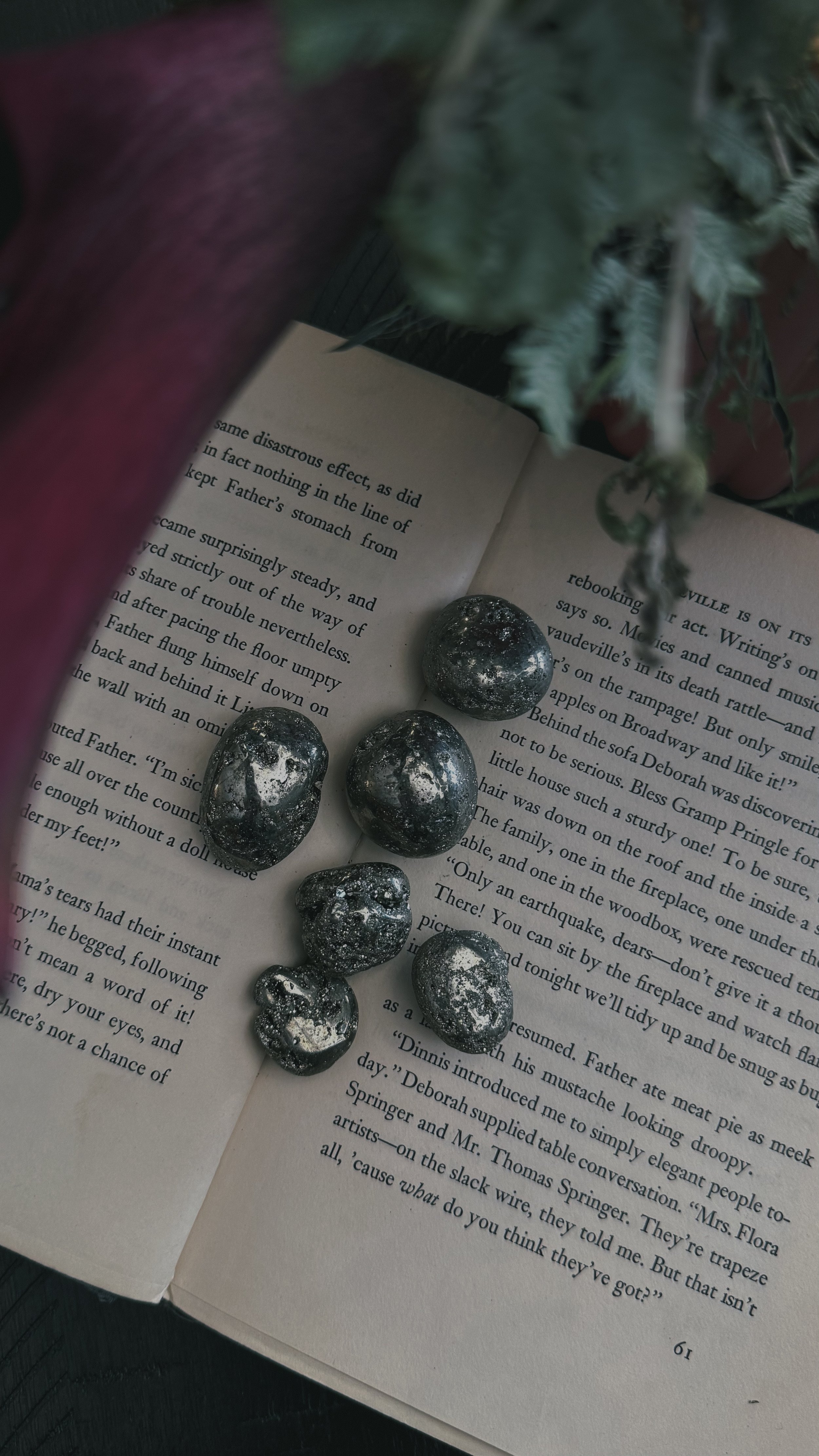 Tumbled Pyrite