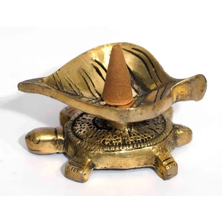 Brass Turtle Oil Lamp Burner