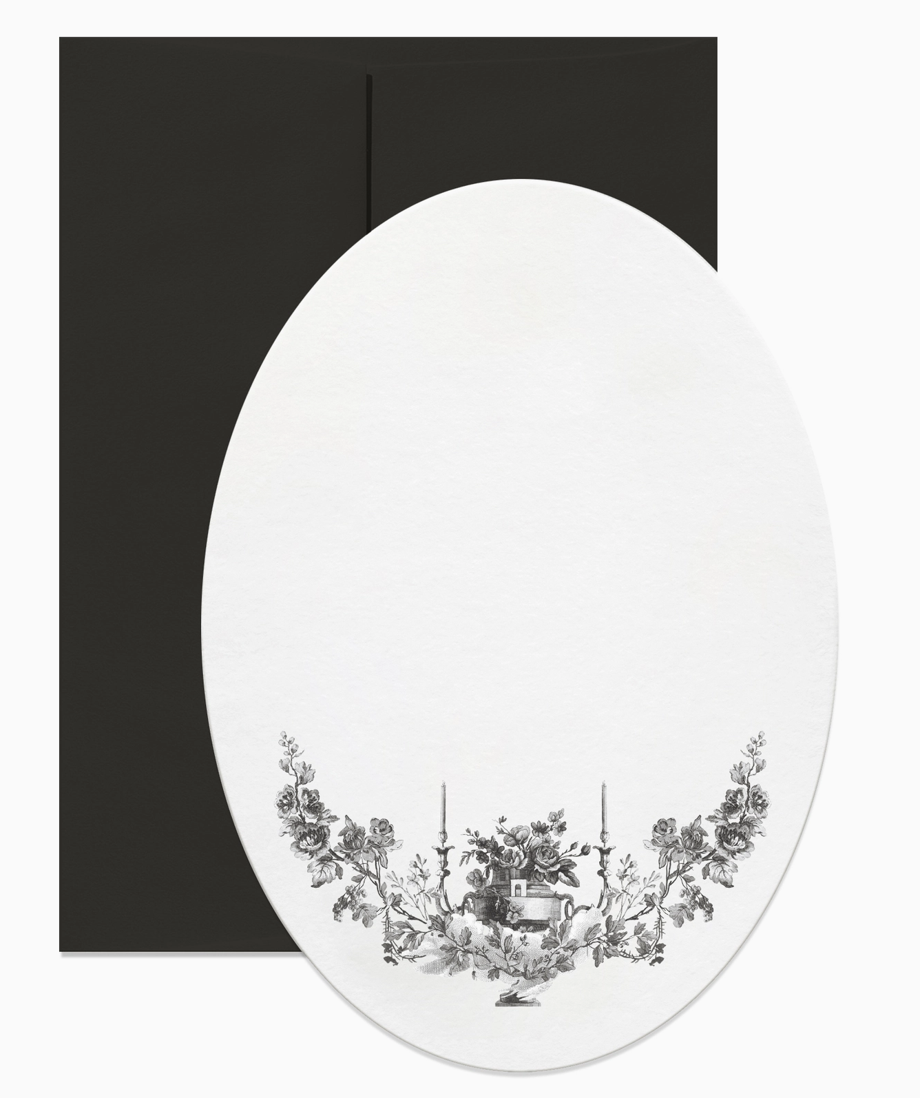 Mourning Oval 2 Greeting Card