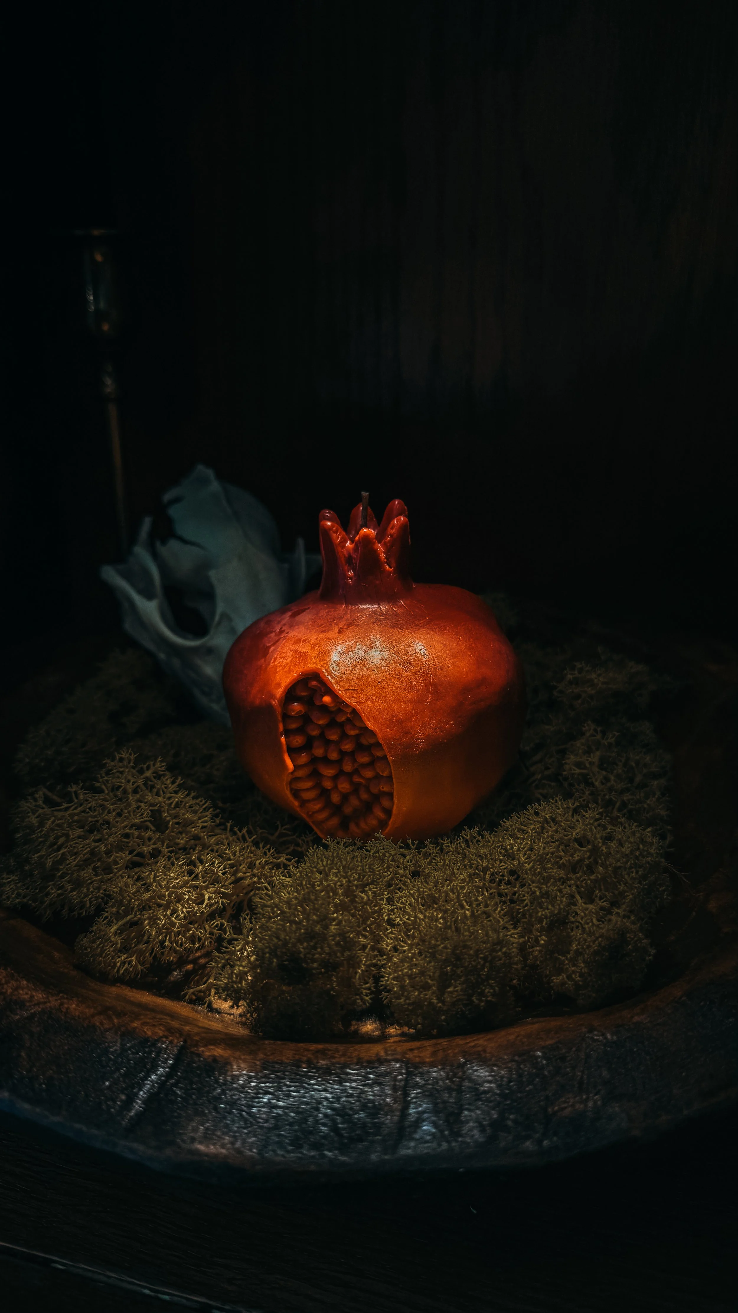 Pomegranate Figure Candle