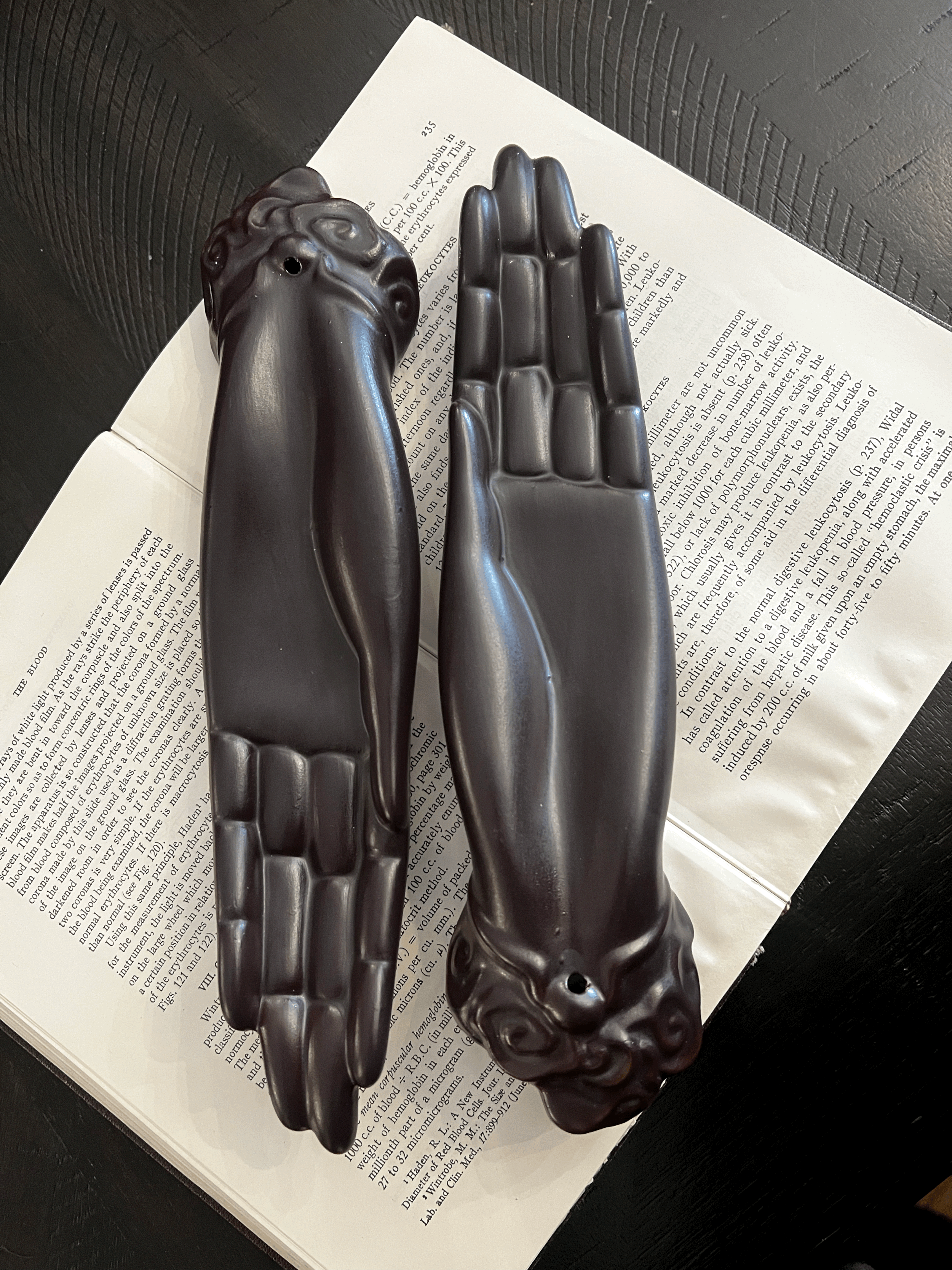 Ceramic Hand Incense Burner