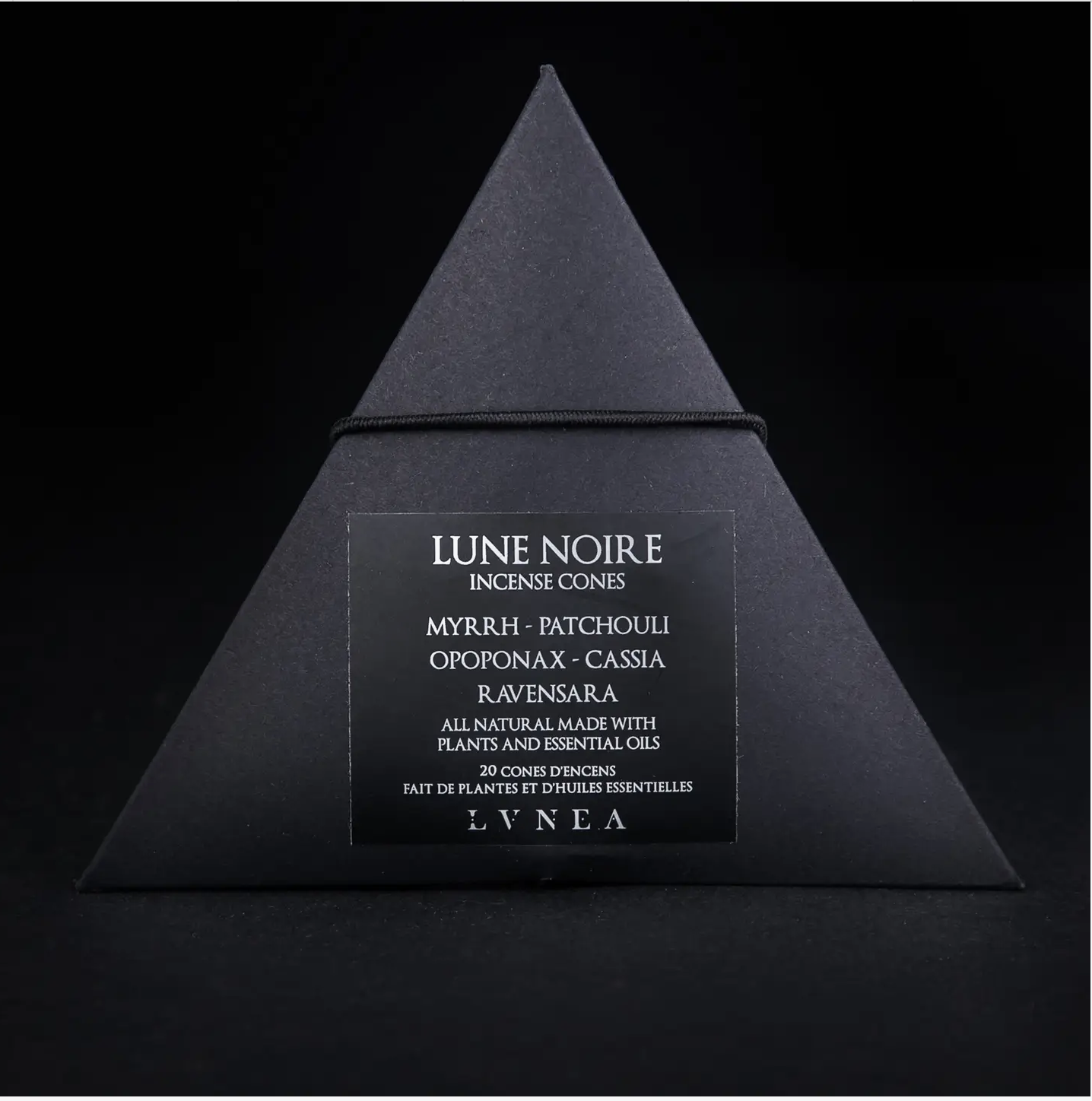 LUNE NOIRE | Naturally-scented Incense Cones by Lvnea