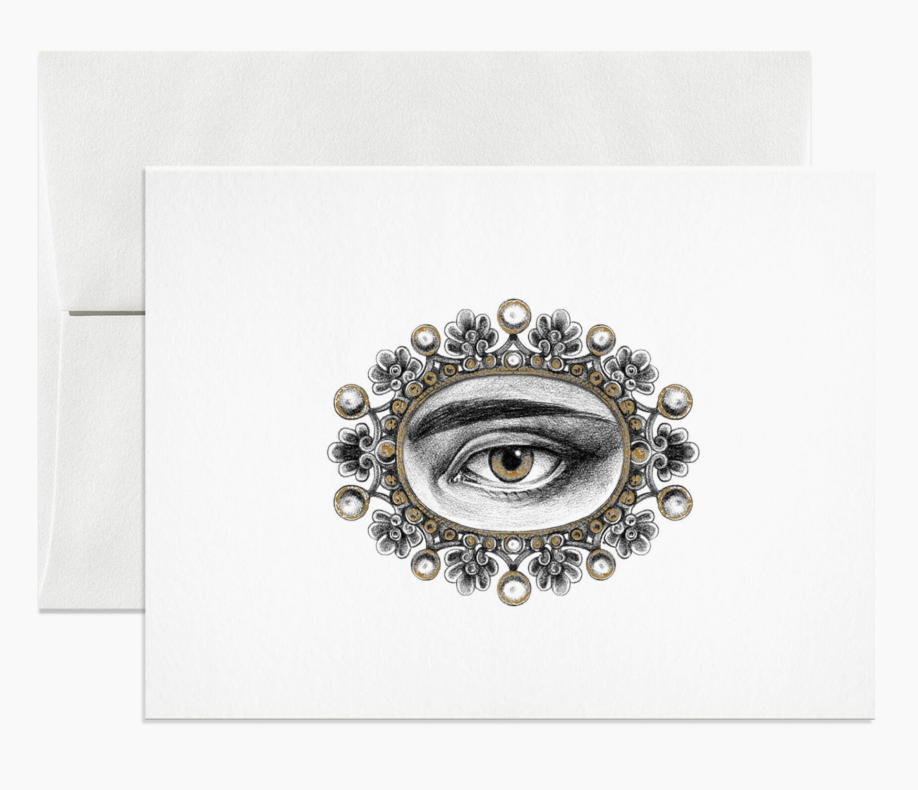 Oculus Four Foil Greeting Card