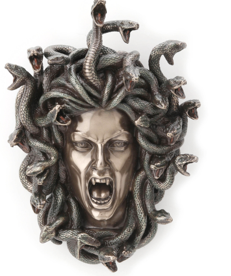 Small Head of Medusa Hanging Figure