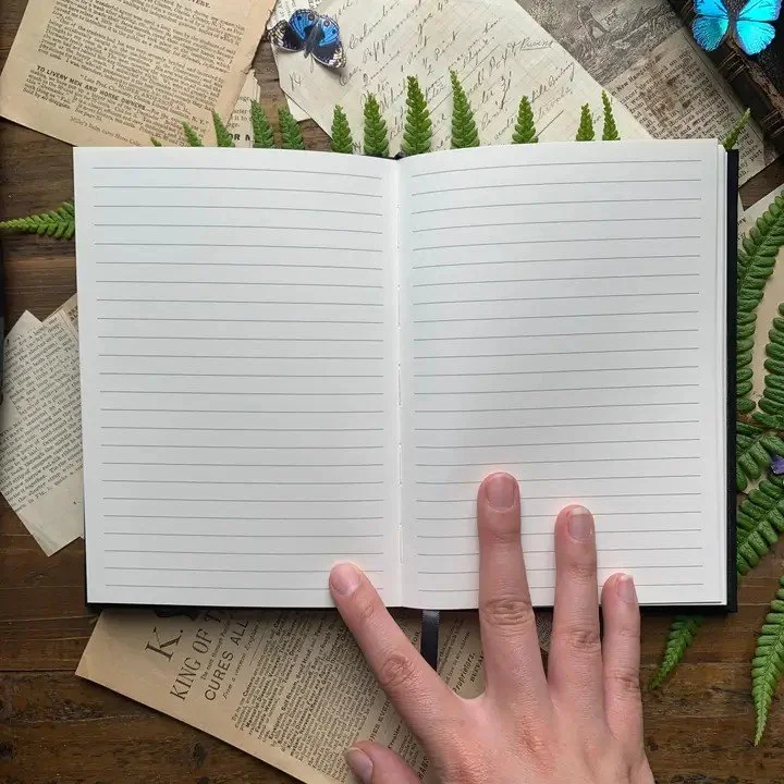 The Grimoire - B6 Vegan Lined Notebook1.jpg