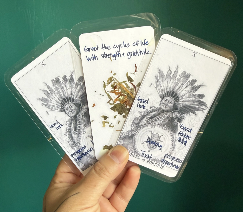 Wheel of Fortune Prayer Card