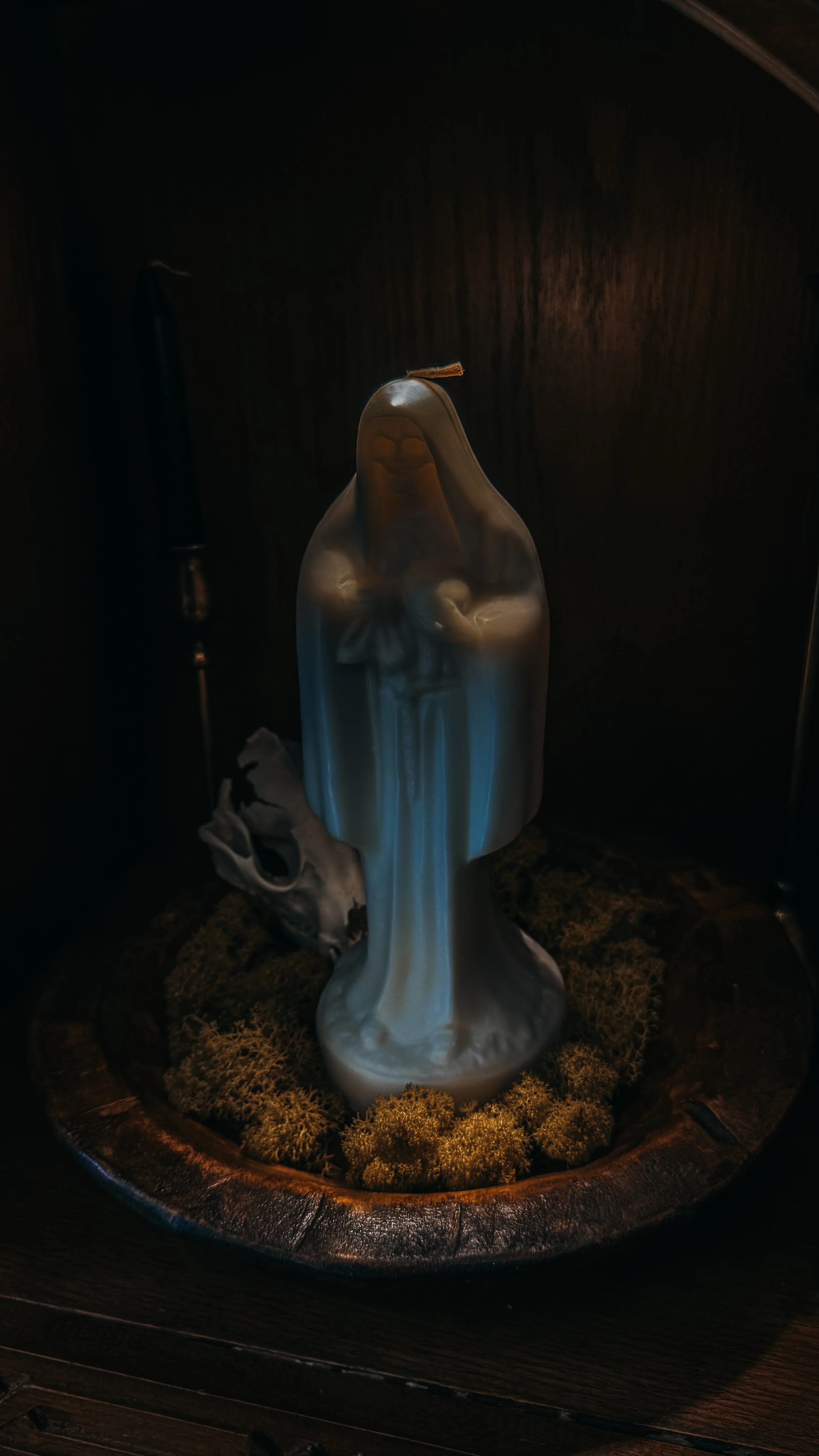 Santa Muerte Figure Candle, Large