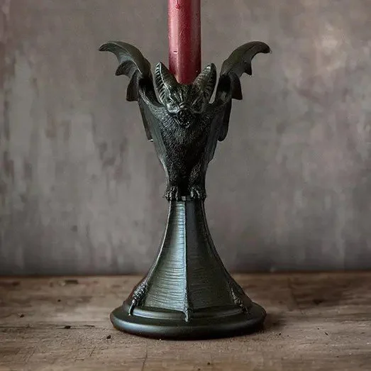 Black Bat Candle Holder