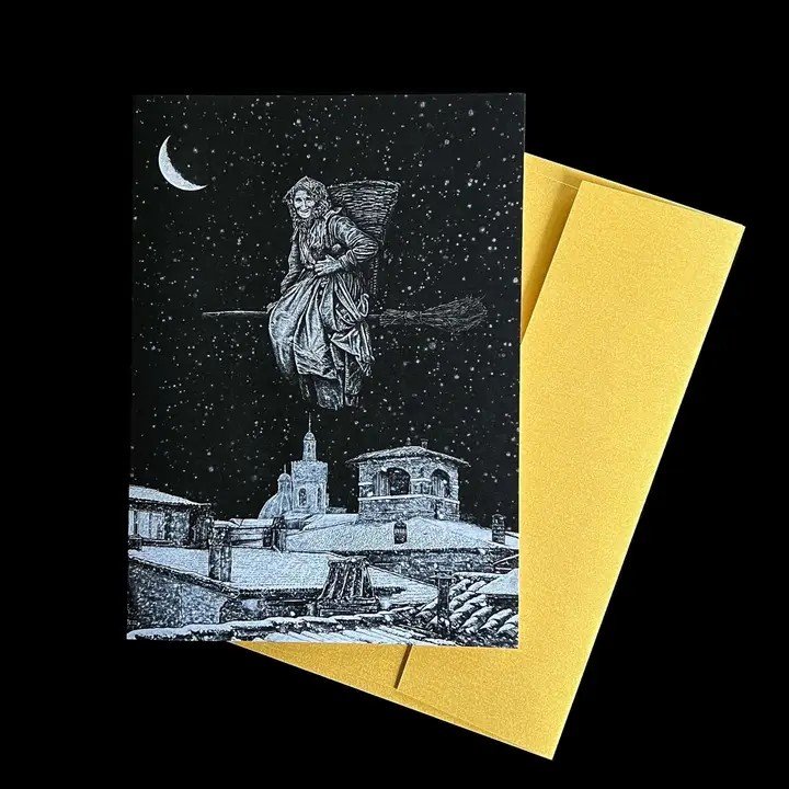 La Befana Greeting Card