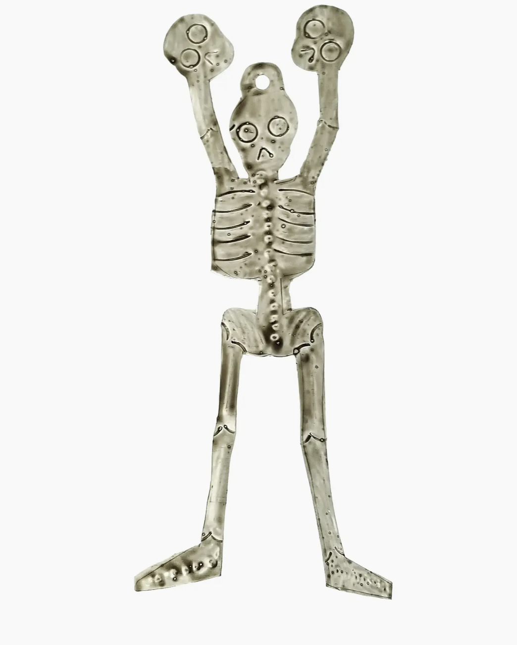 Tin Skeleton w Skulls