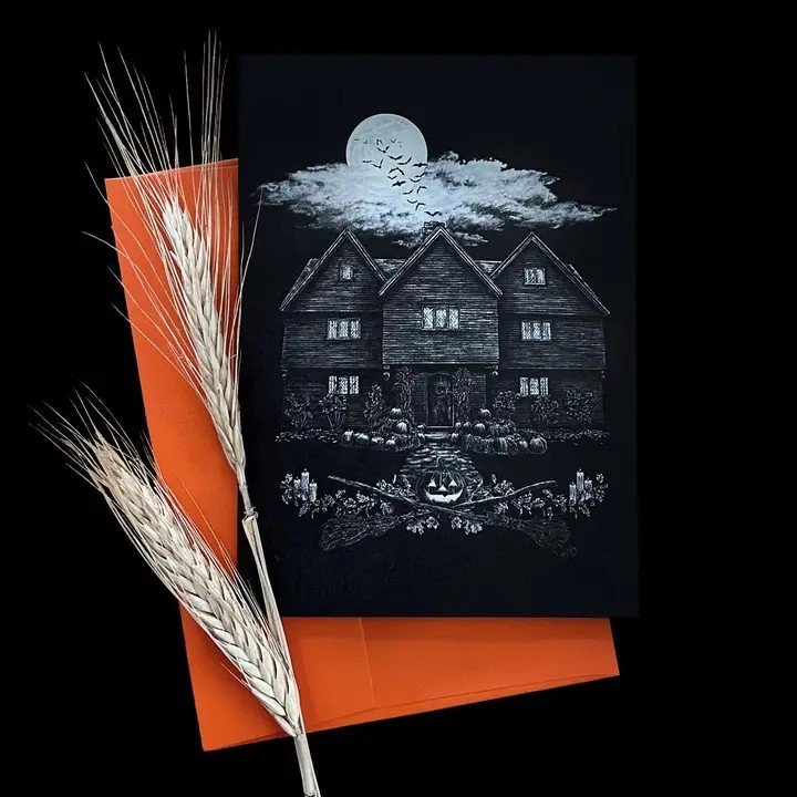 Witch House Greeting Card