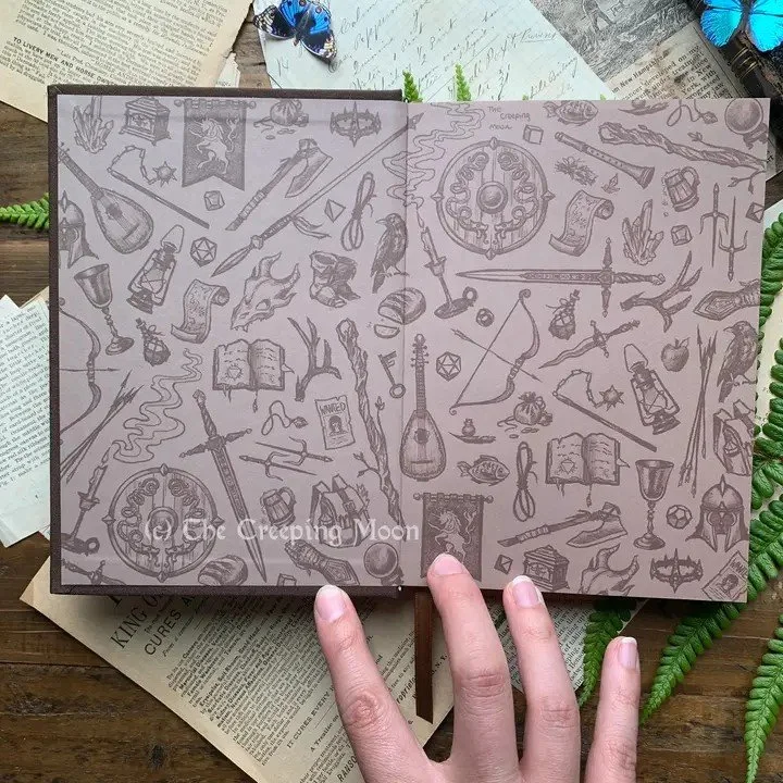 The Wanderer - B6 Vegan Dot Grid Notebook2.jpg