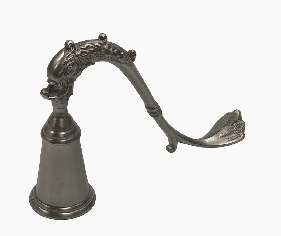 Pewter Plated Dragon Candle Snuffer- Victorian