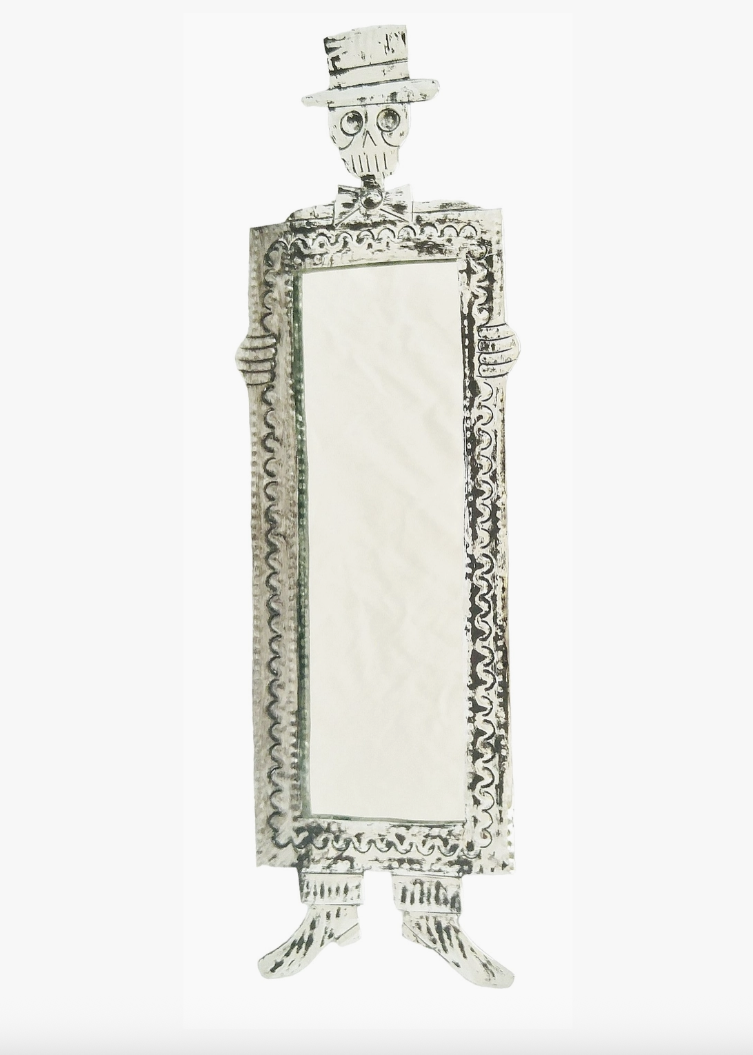 Tin Day of the Dead Catrin Mirror - Rectangle