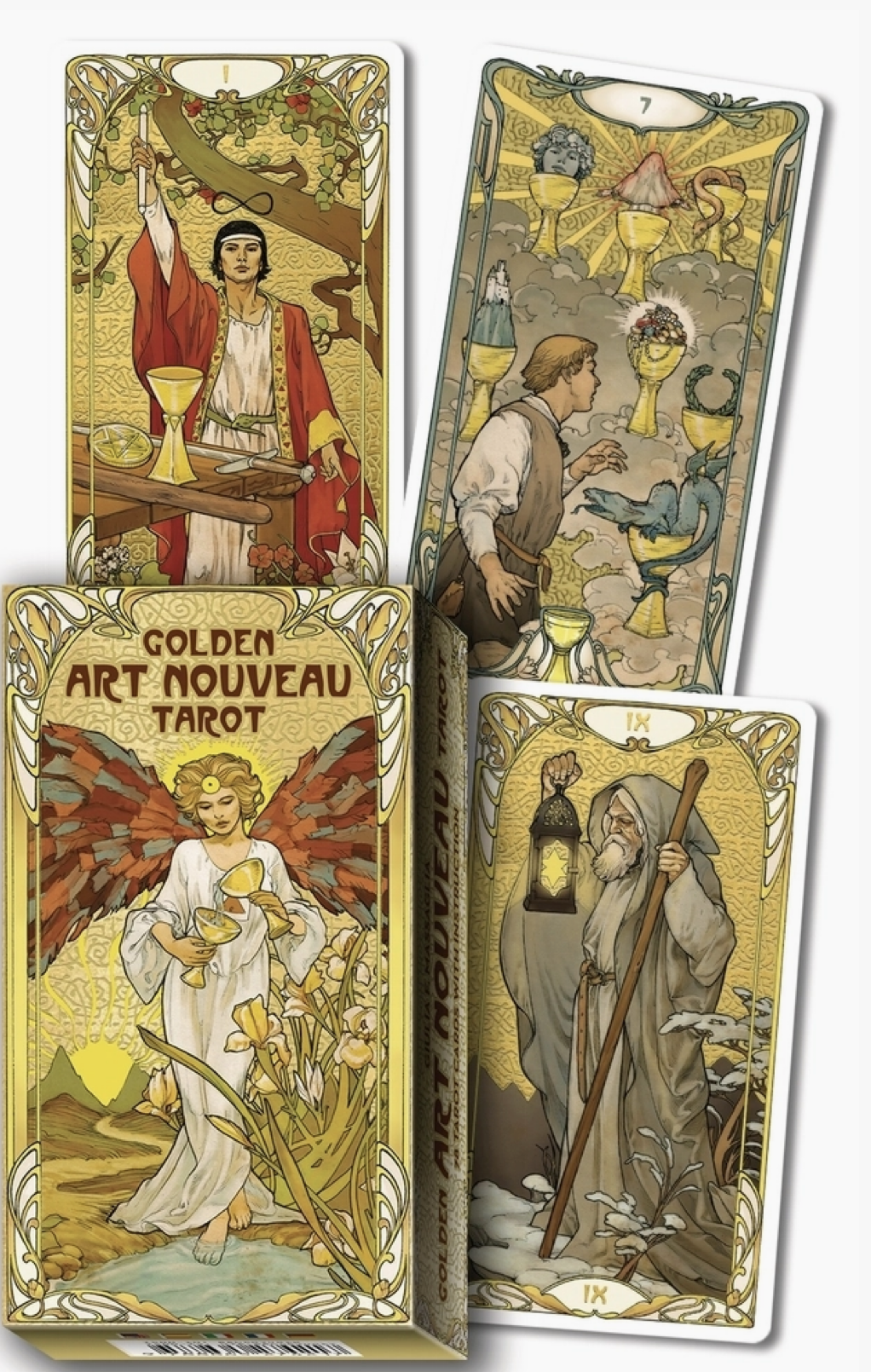 Golden Art Nouveau Tarot