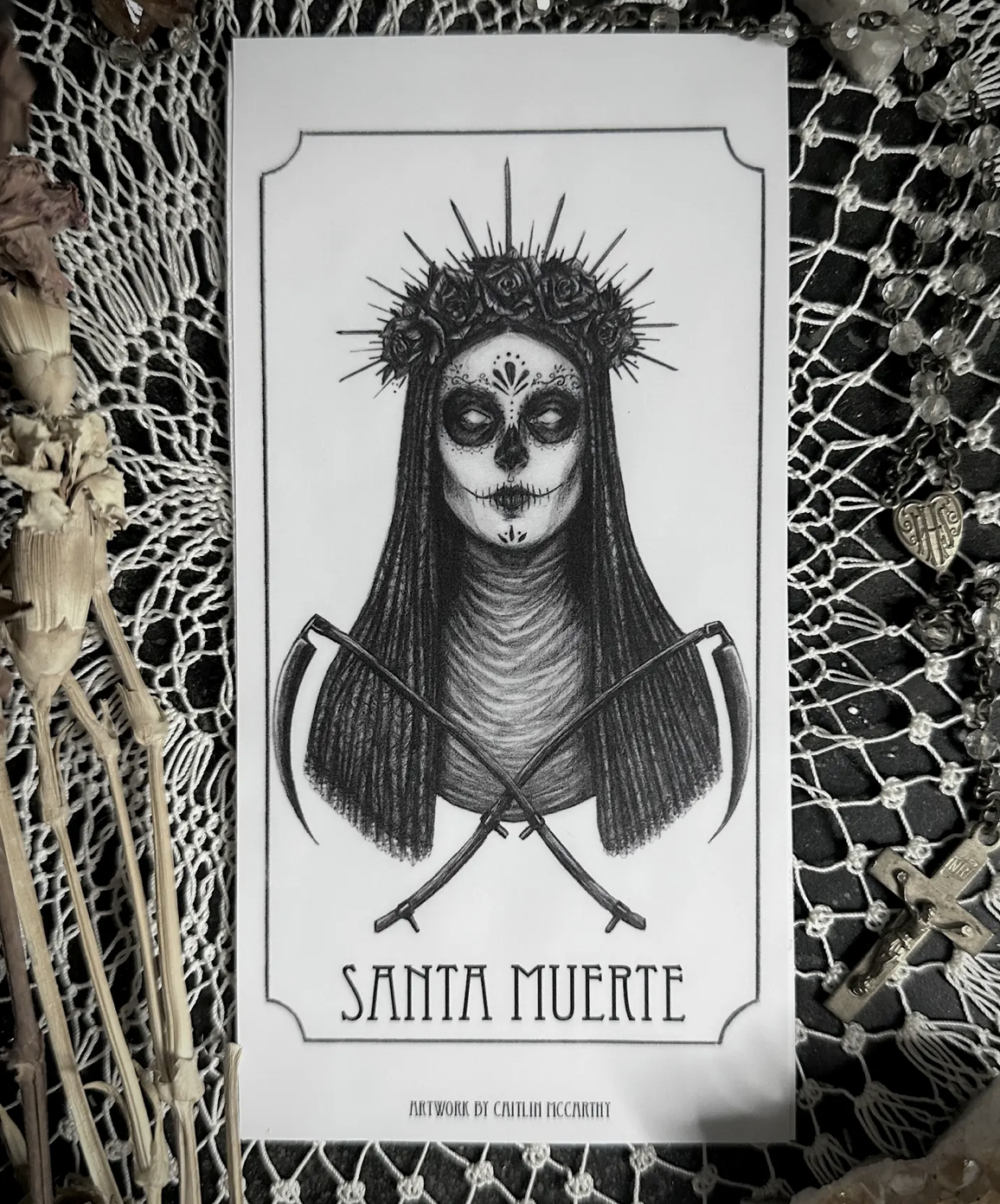 Santa Muerte Sticker