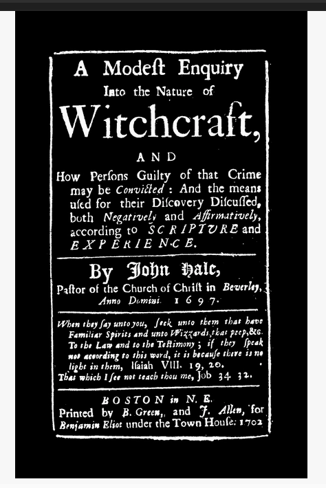 A Modest Enquiry Into The Nature of Witchcraft