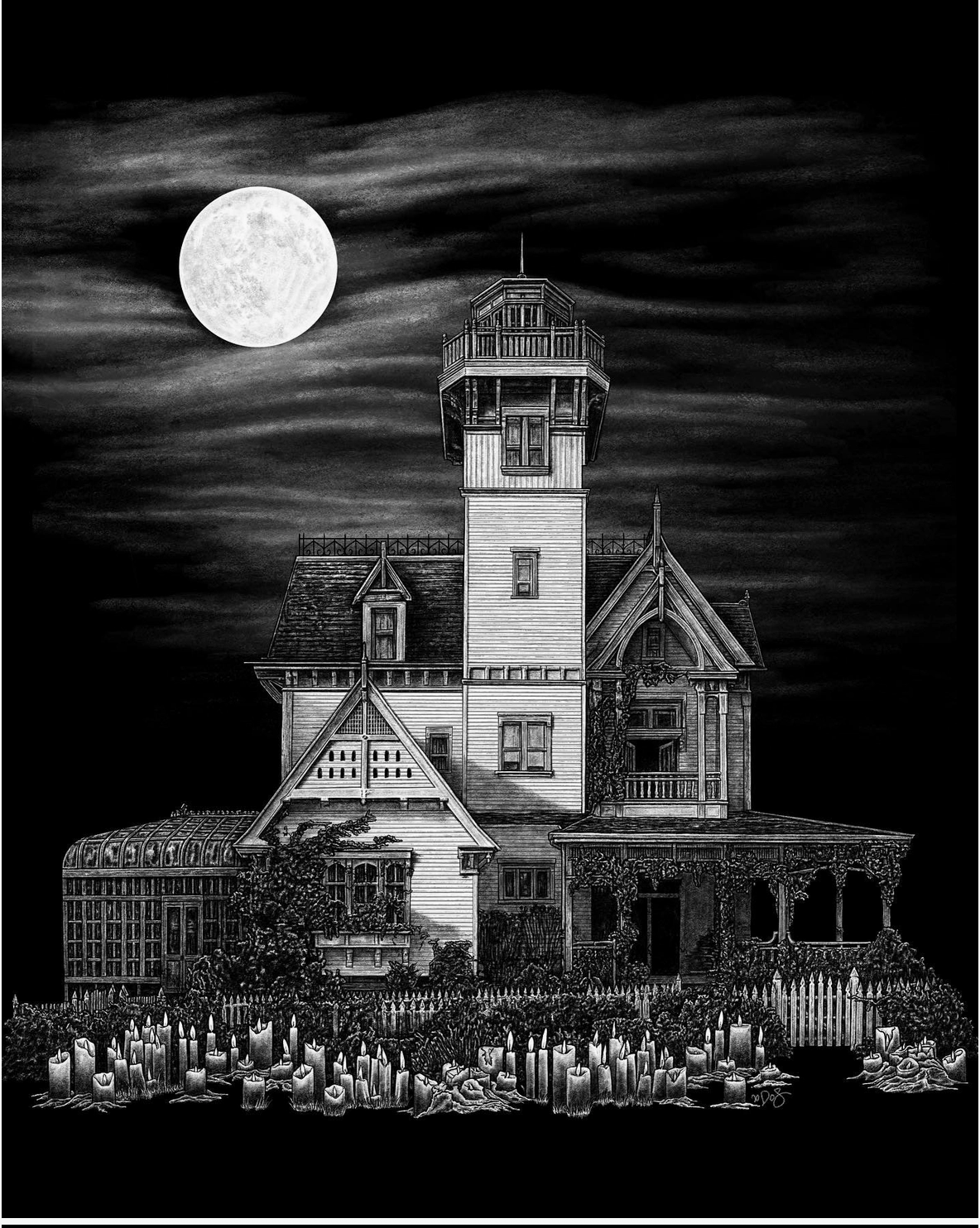Practical Magic House 8x10 Print