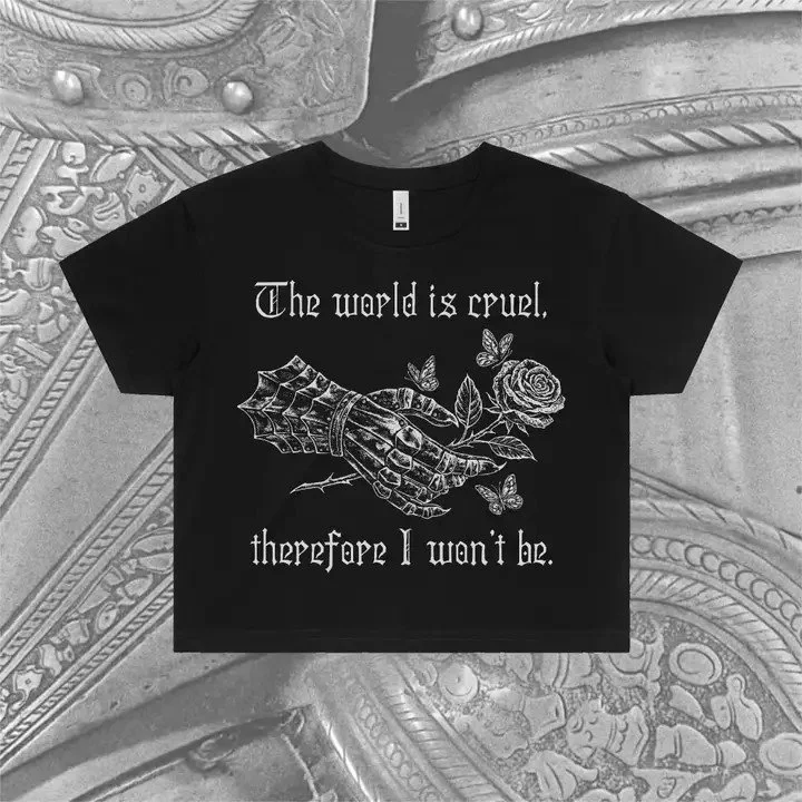 Cruel World Crop Tee