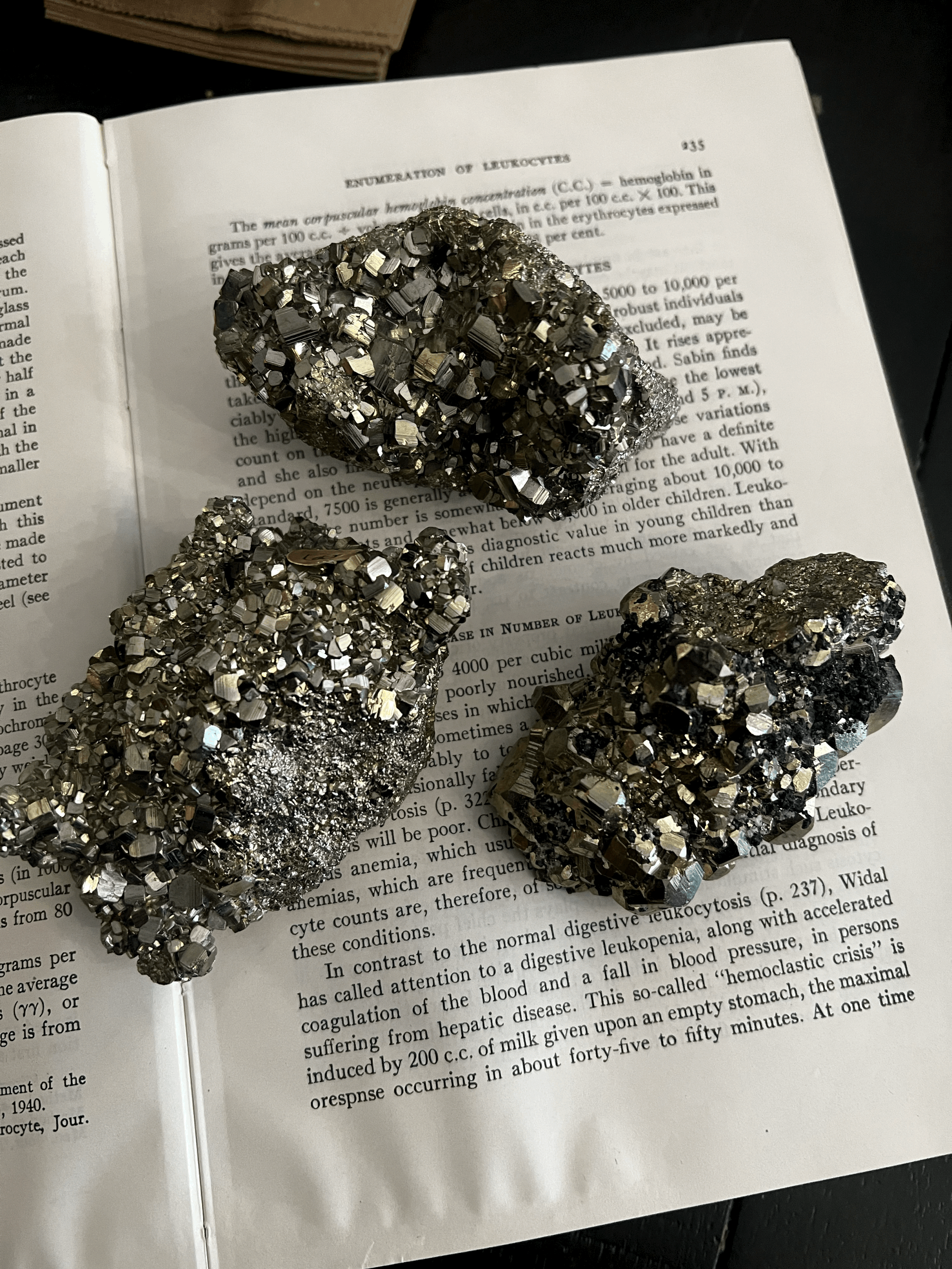 Pyrite cluster
