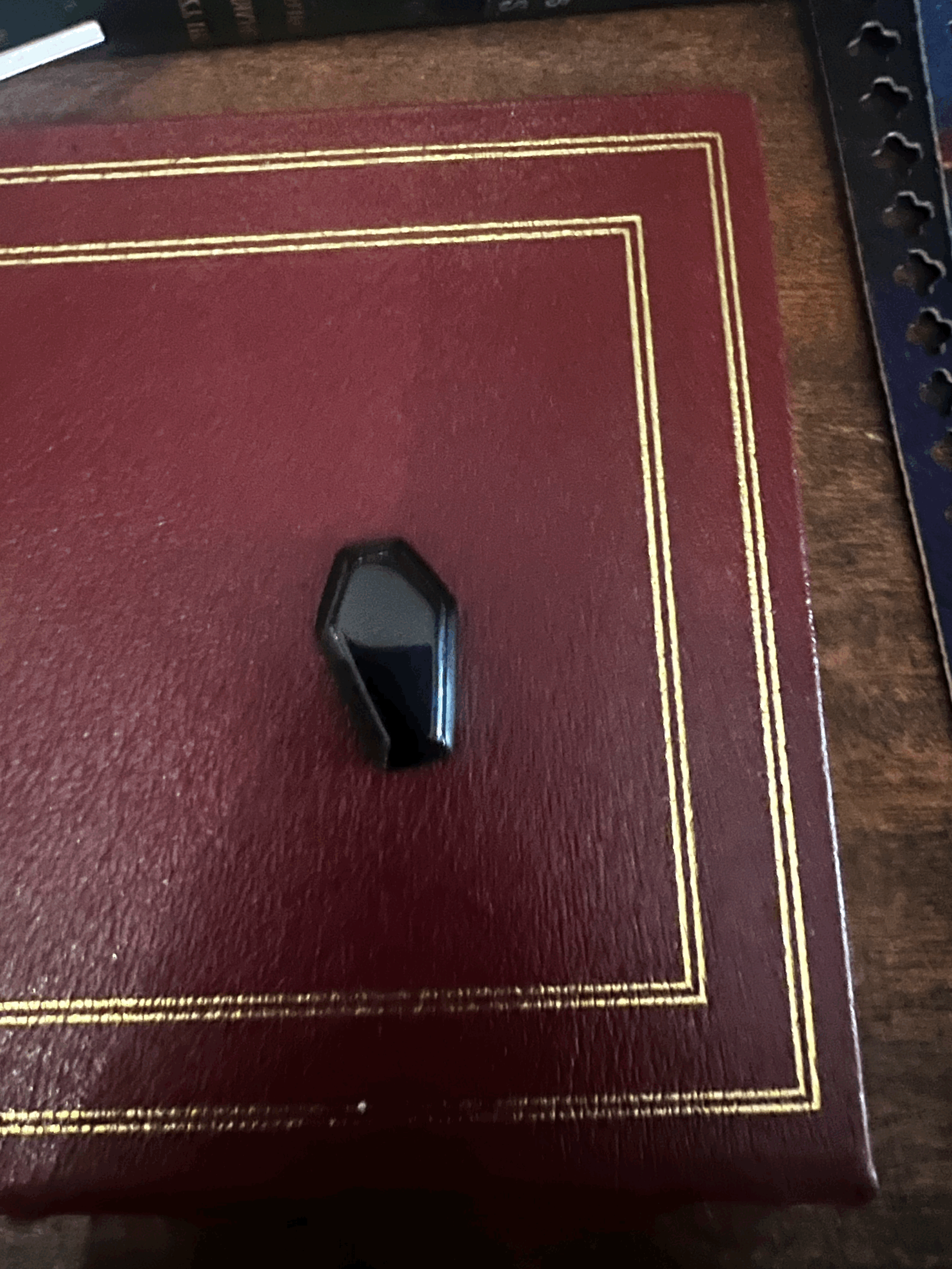 Black Obsidian Coffin
