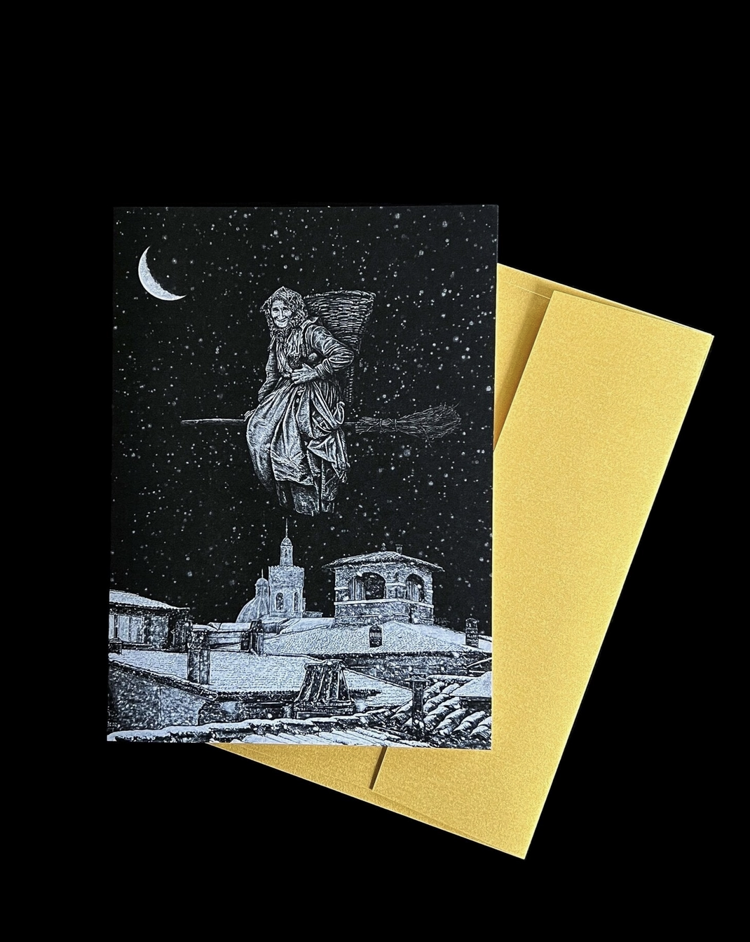 La Befana Greeting Card