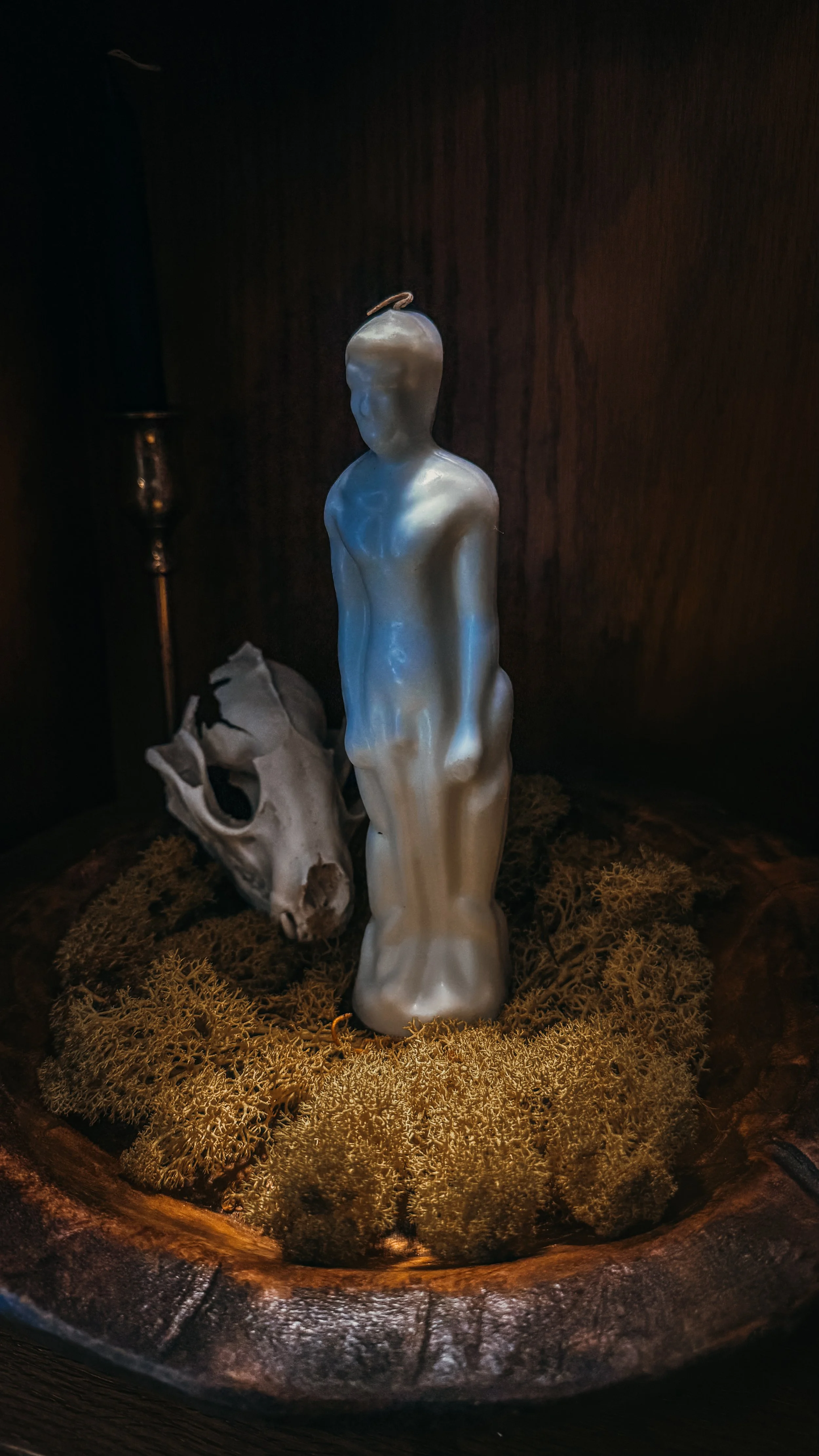 'Male' Figure Candle