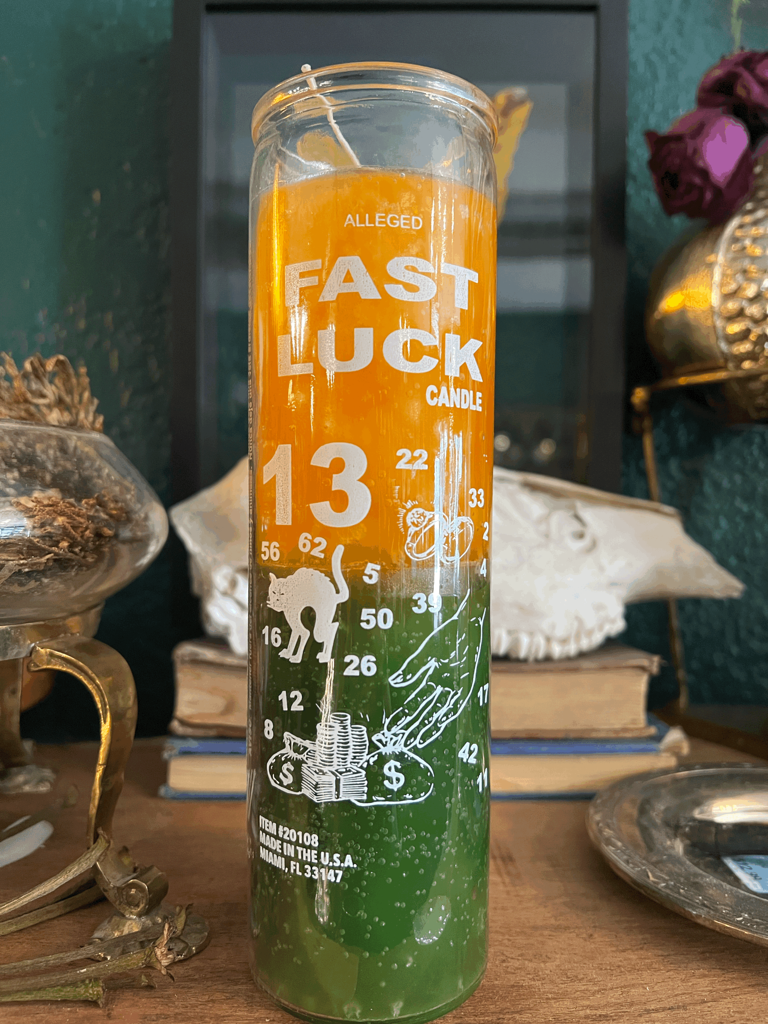Fast Luck 7-Day Candle
