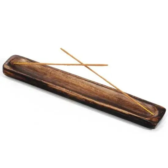 Dual Incense Burner in Mango Wood