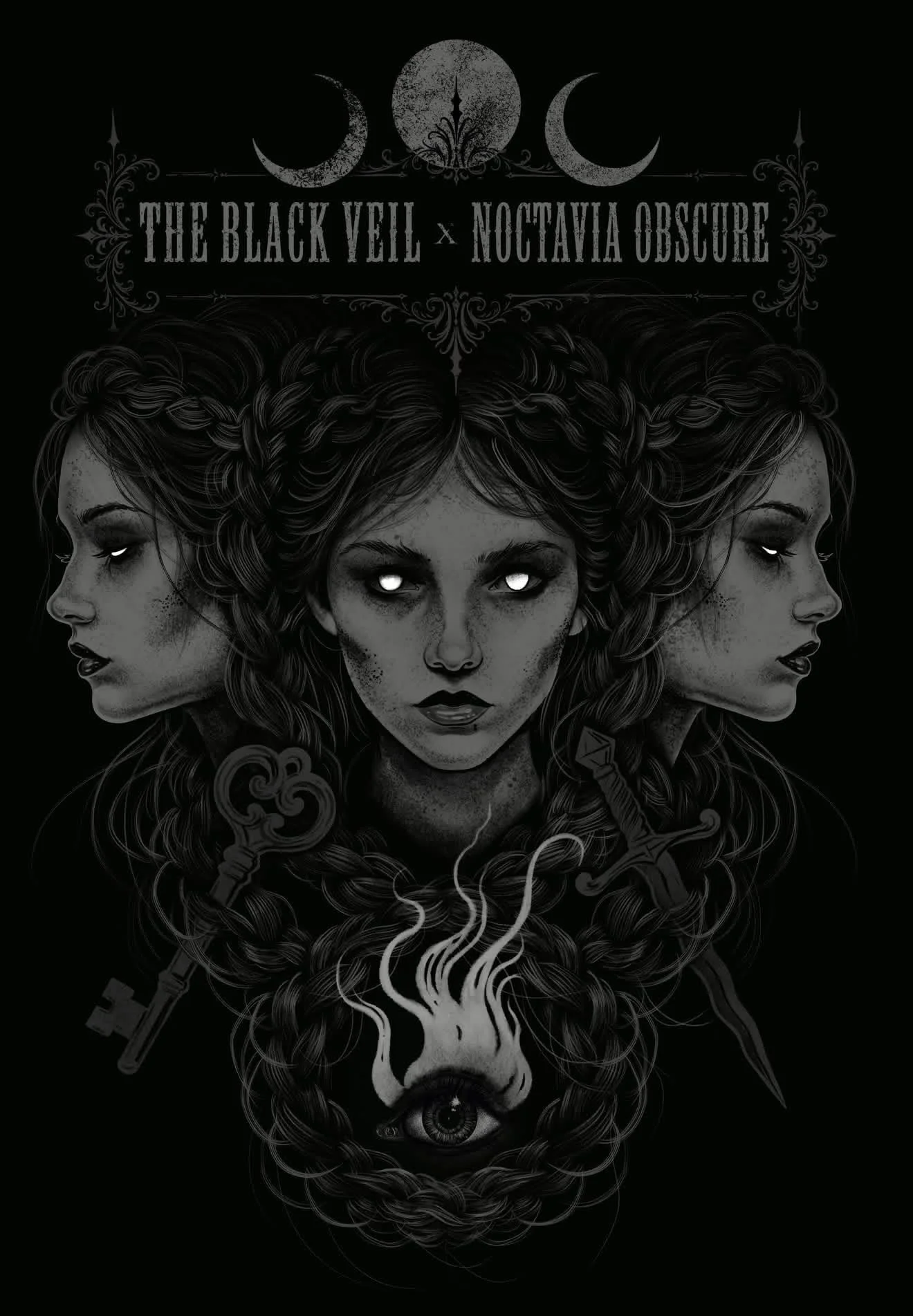 Noctavia Obscure x Black Veil T Shirt