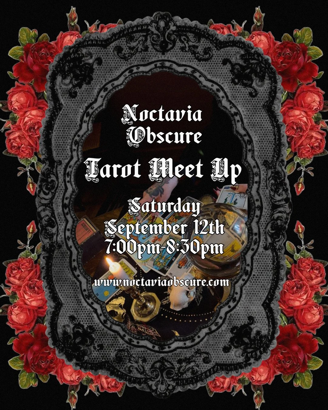 Tarot Meet-Up September 12th, 7-8:30 pm