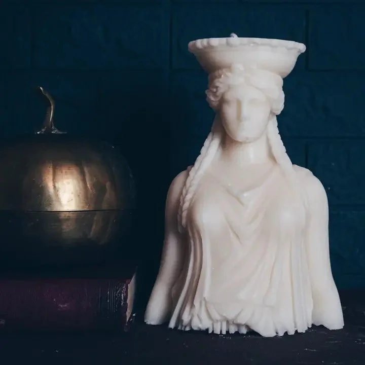 Caryatid Figure Candle