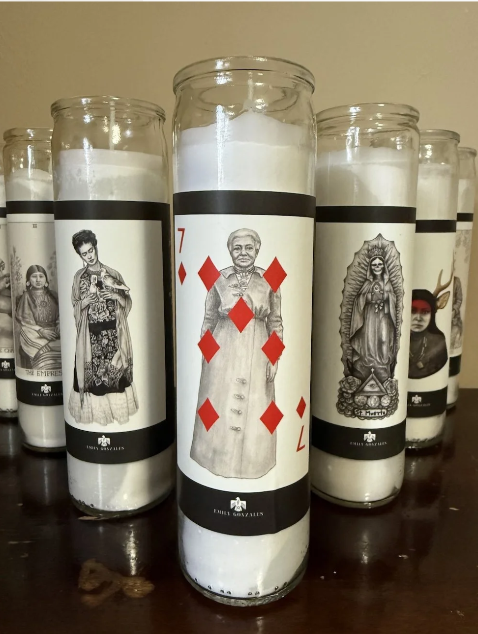 Seven of Diamonds  Seven Day Candle (Aunt Caroline Dye)
