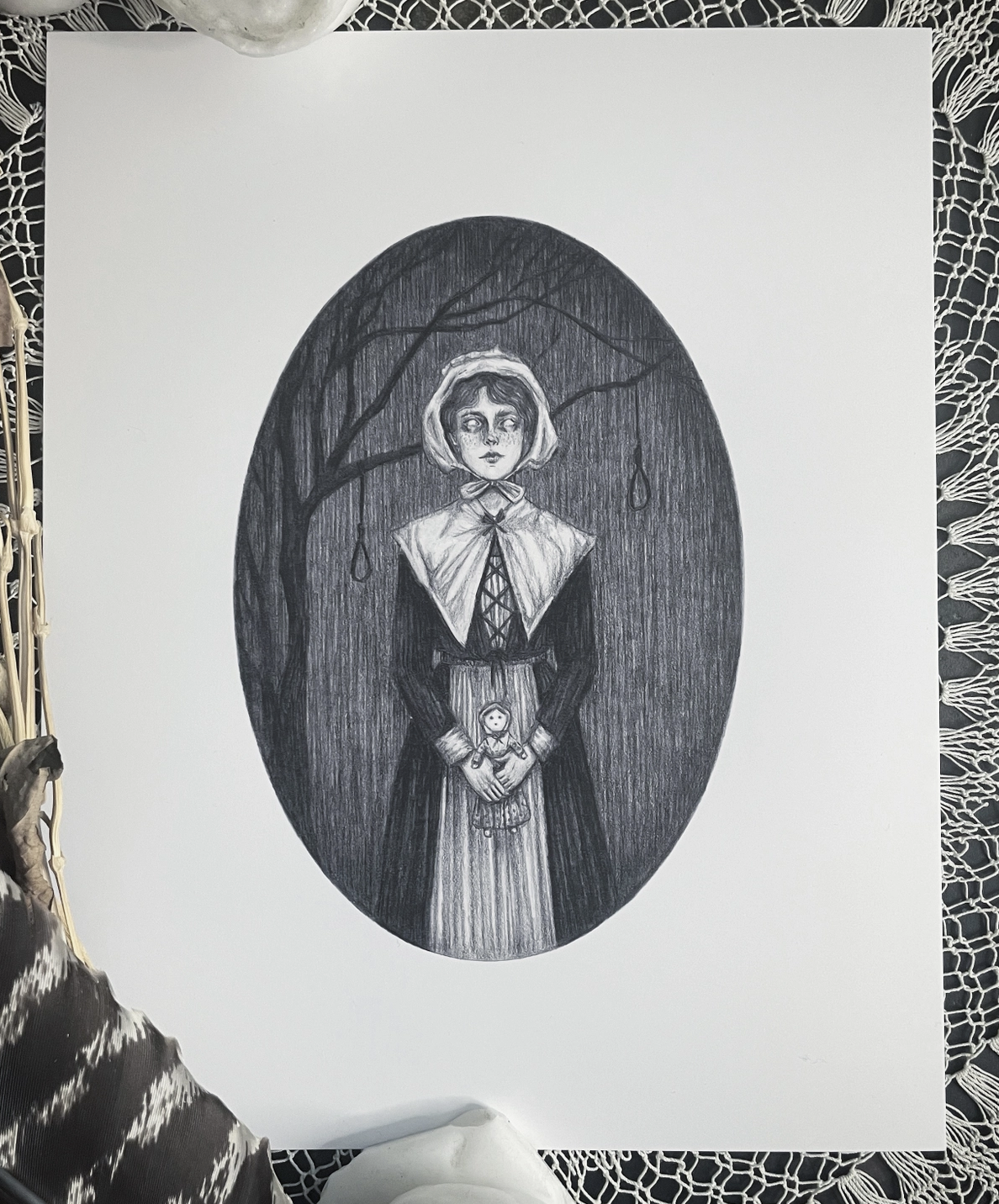 The Poppet Salem Witch Print 5x7