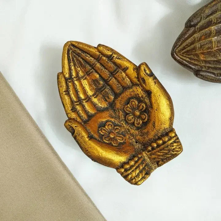 Brass Hand Incense Holder