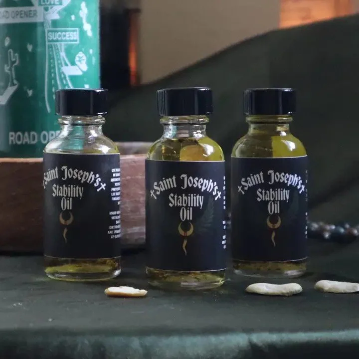 St Joseph's Stability Oil by Chaotic Witch Aunt