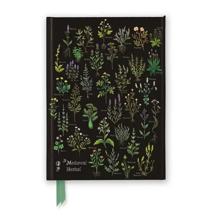 A Medieval Herbal Foiled Journal