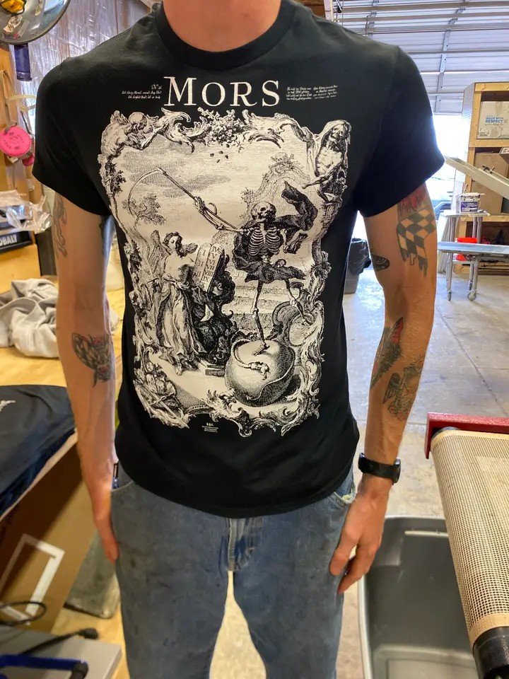 Johann Gottfried Haid, "Allegorie Van De Dood" T-Shirt