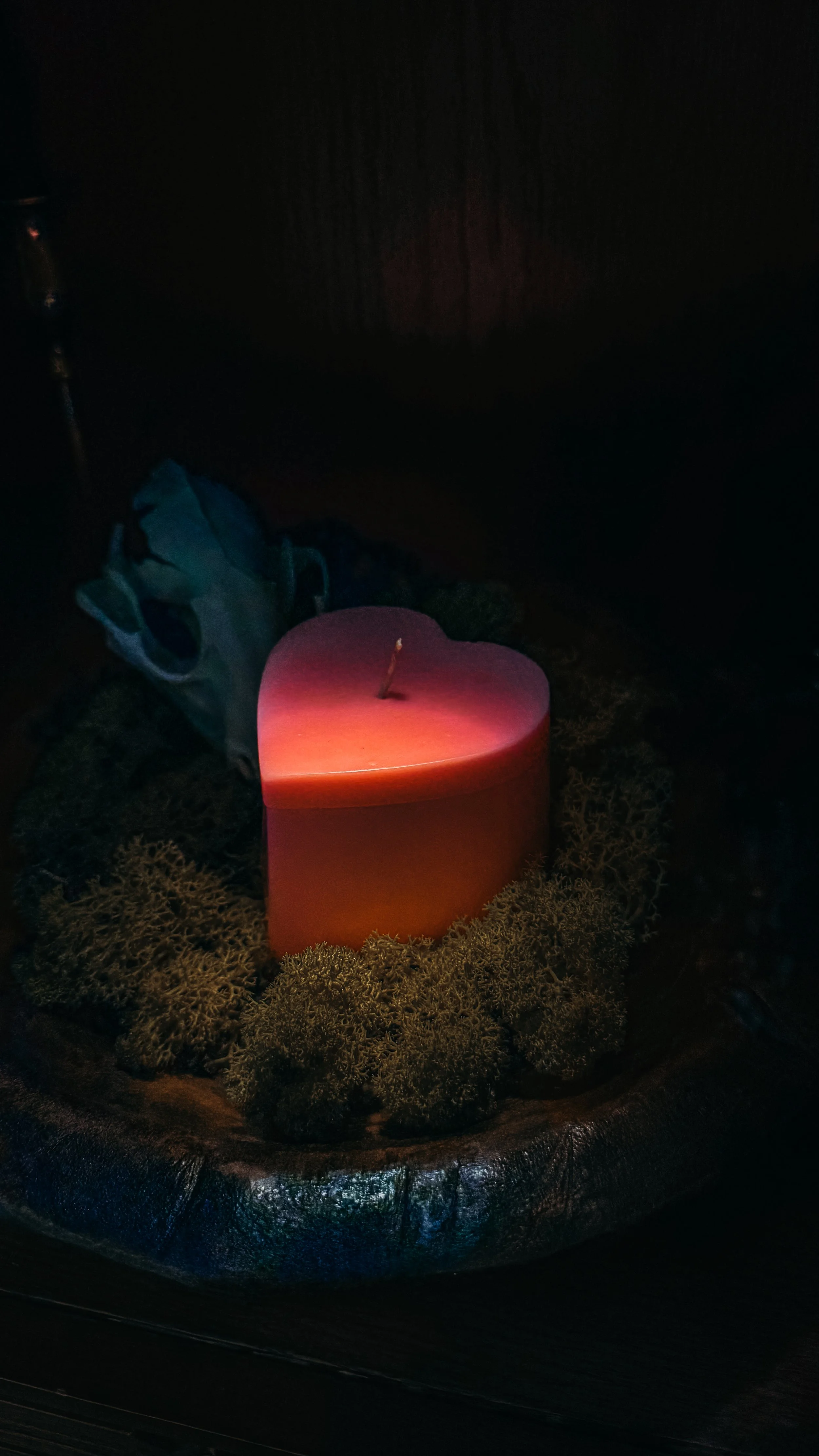 Loadable Heart Box Figure Candle