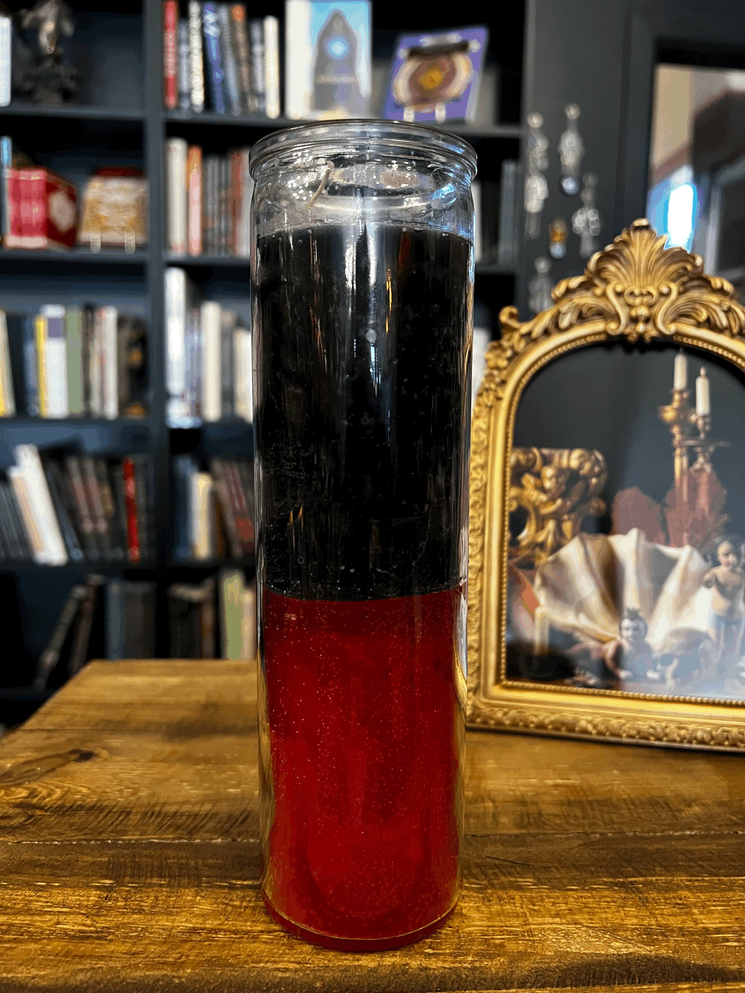 Black/Red 7 Day Candle