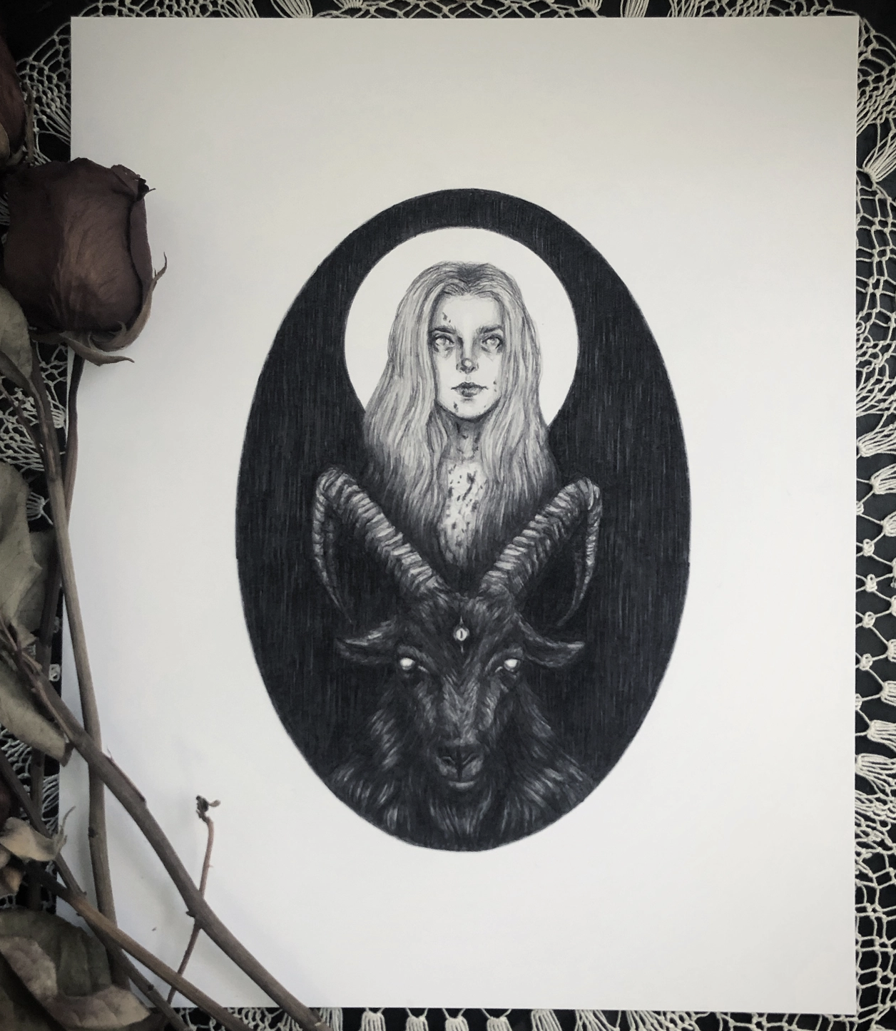 Black Phillip 5x7 Fine Art Print