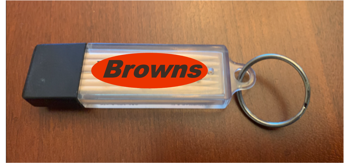 Brown & Orange ToothPick Carrier