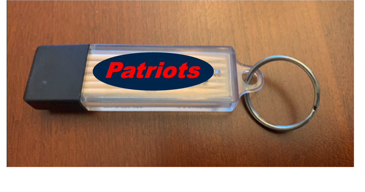 Navy & Red Toothpick Carrier