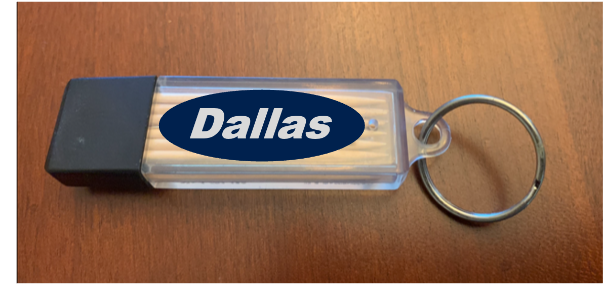 Navy & Silver Toothpick Carrier